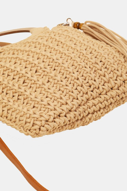 Crochet Knit Detailed Bag