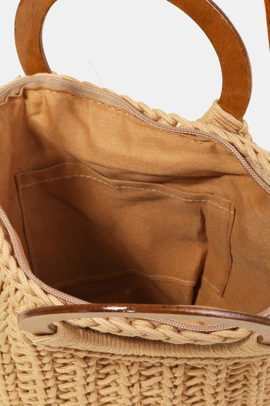 Crochet Knit Detailed Bag