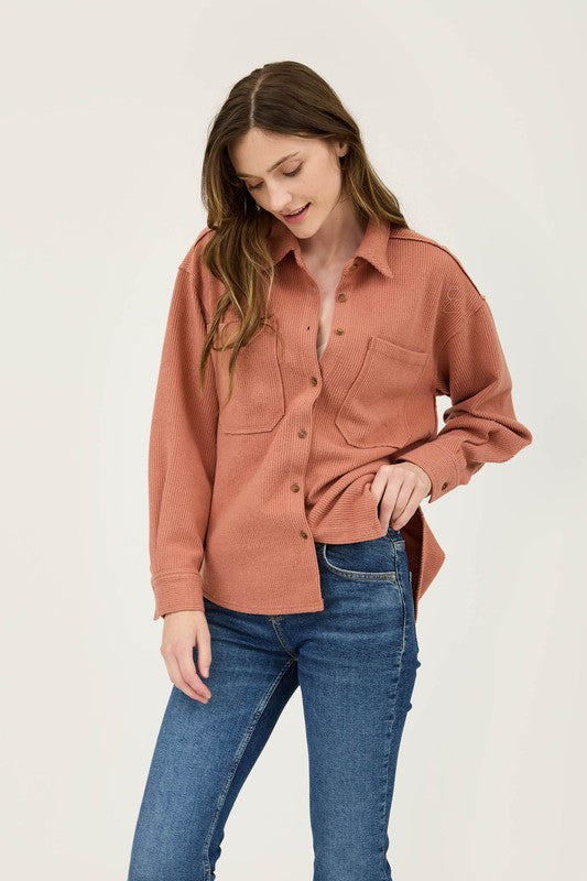 TerraCotta Button Up