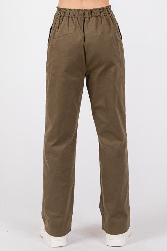 Olive Chino Pants