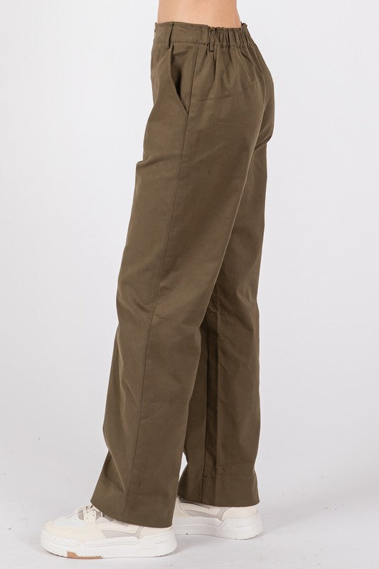 Olive Chino Pants