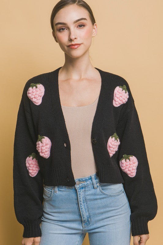 Berry Cardigan