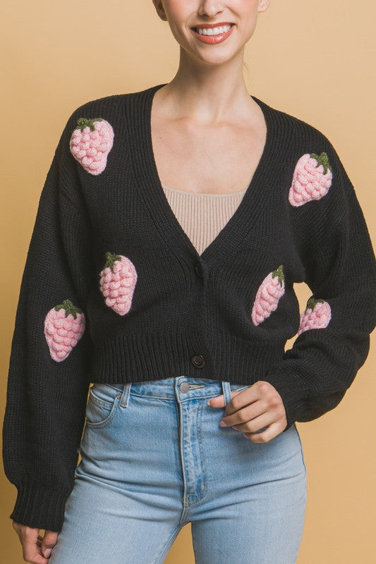 Berry Cardigan