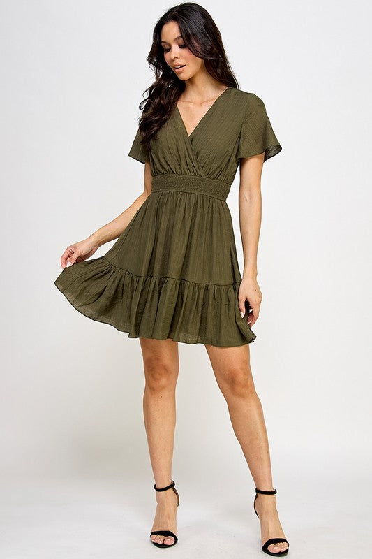 Noelle’s Olive Dress