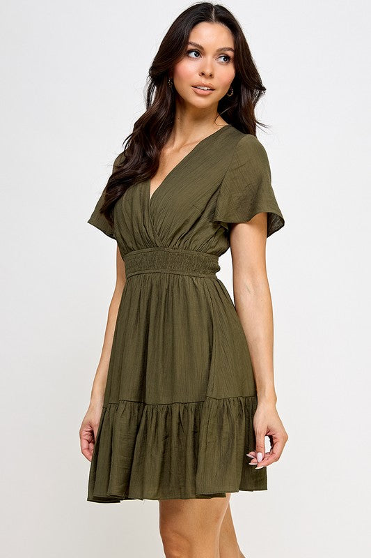Noelle’s Olive Dress