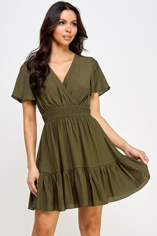 Noelle’s Olive Dress