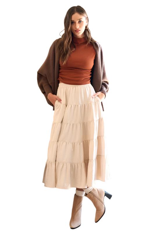 Olivia's Oatmeal Skirt