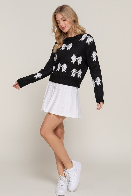 Black Bow Sweater