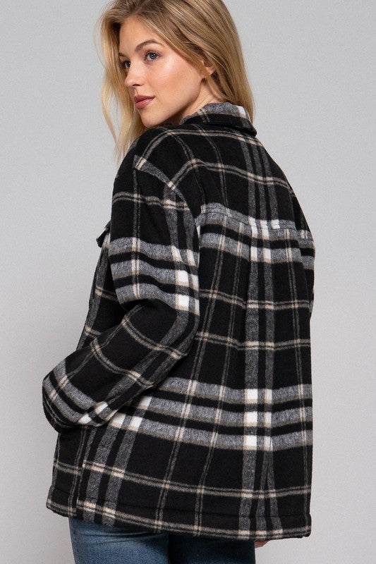 Black Plaid Jacket