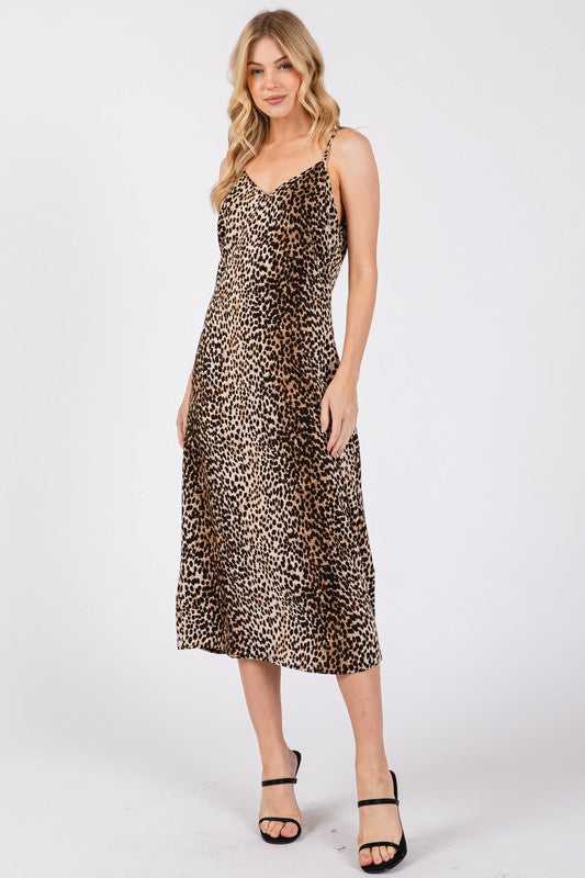 Leopard Slip Dress