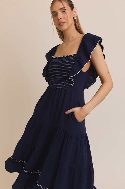 Evie’s Navy Dress
