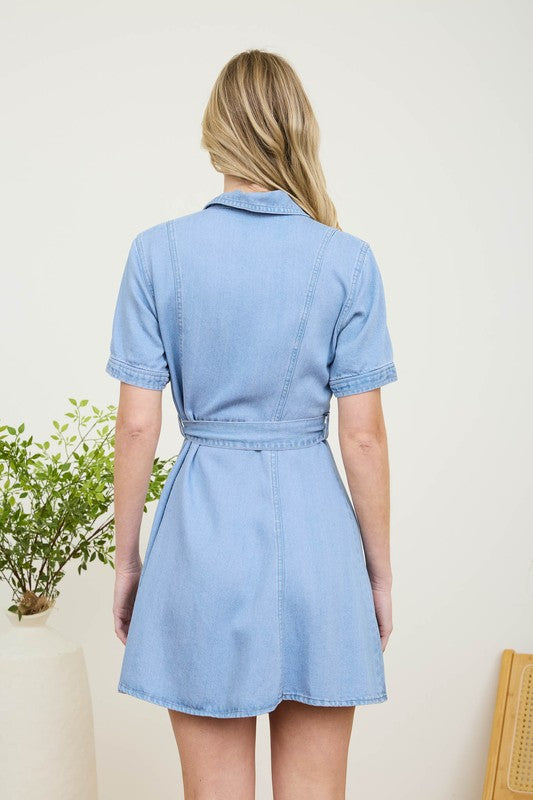 Delaney's Denim Shirt Dress