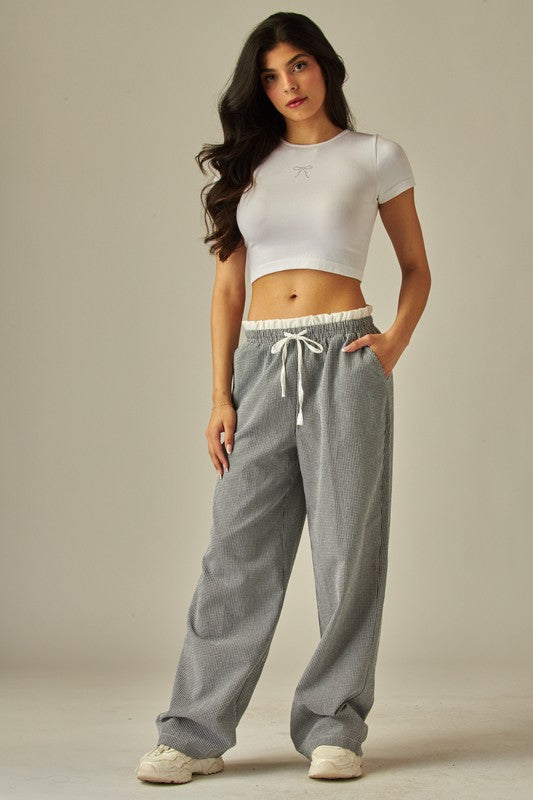 Gingham Pants