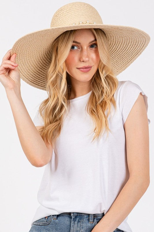 Cream Pearl Sun Hat