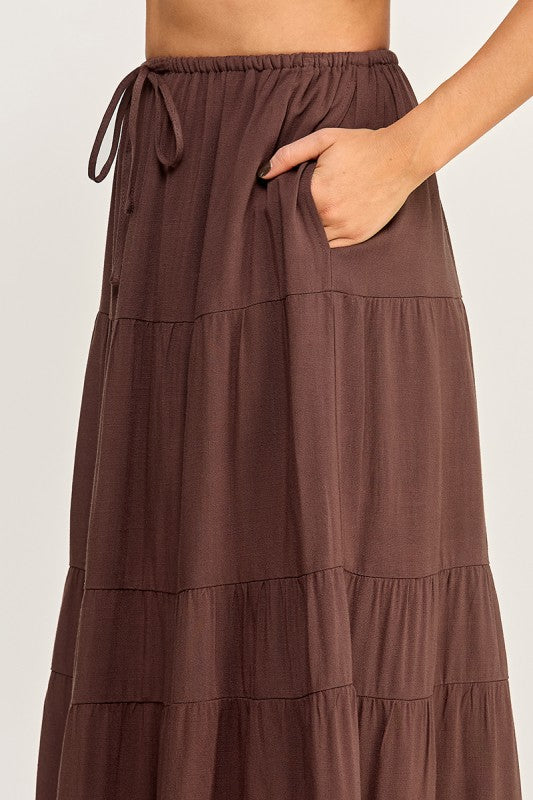 Chocolate Pocket Skirt
