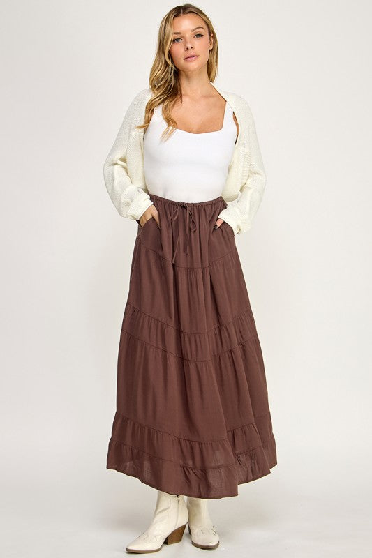 Chocolate Pocket Skirt