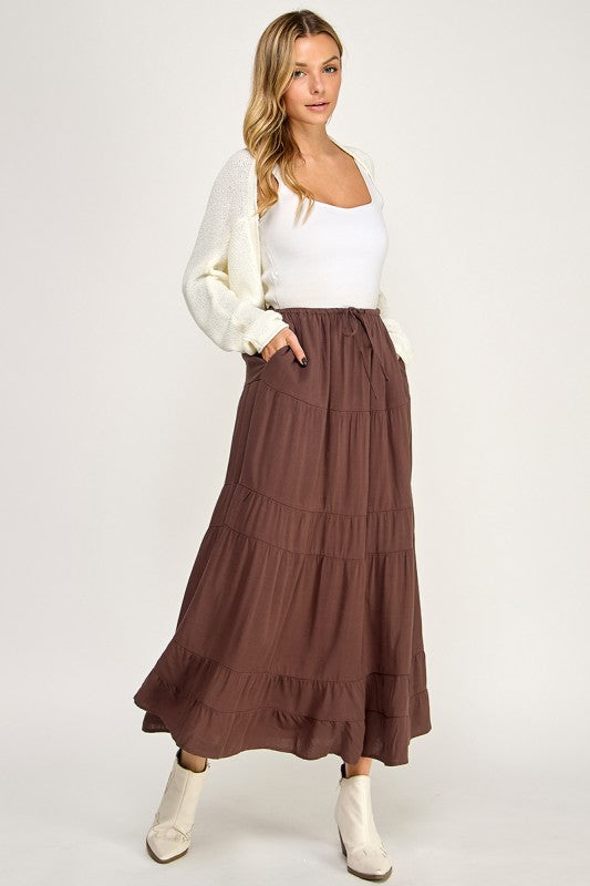 Chocolate Pocket Skirt