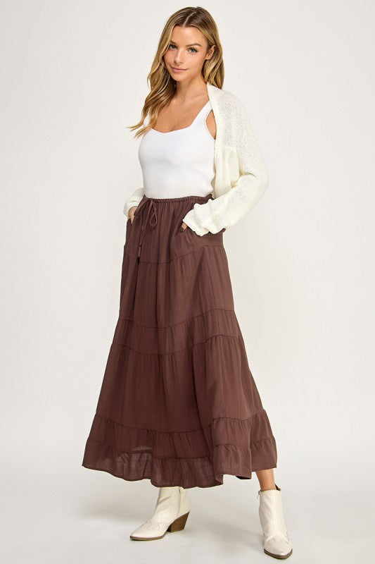 Chocolate Pocket Skirt
