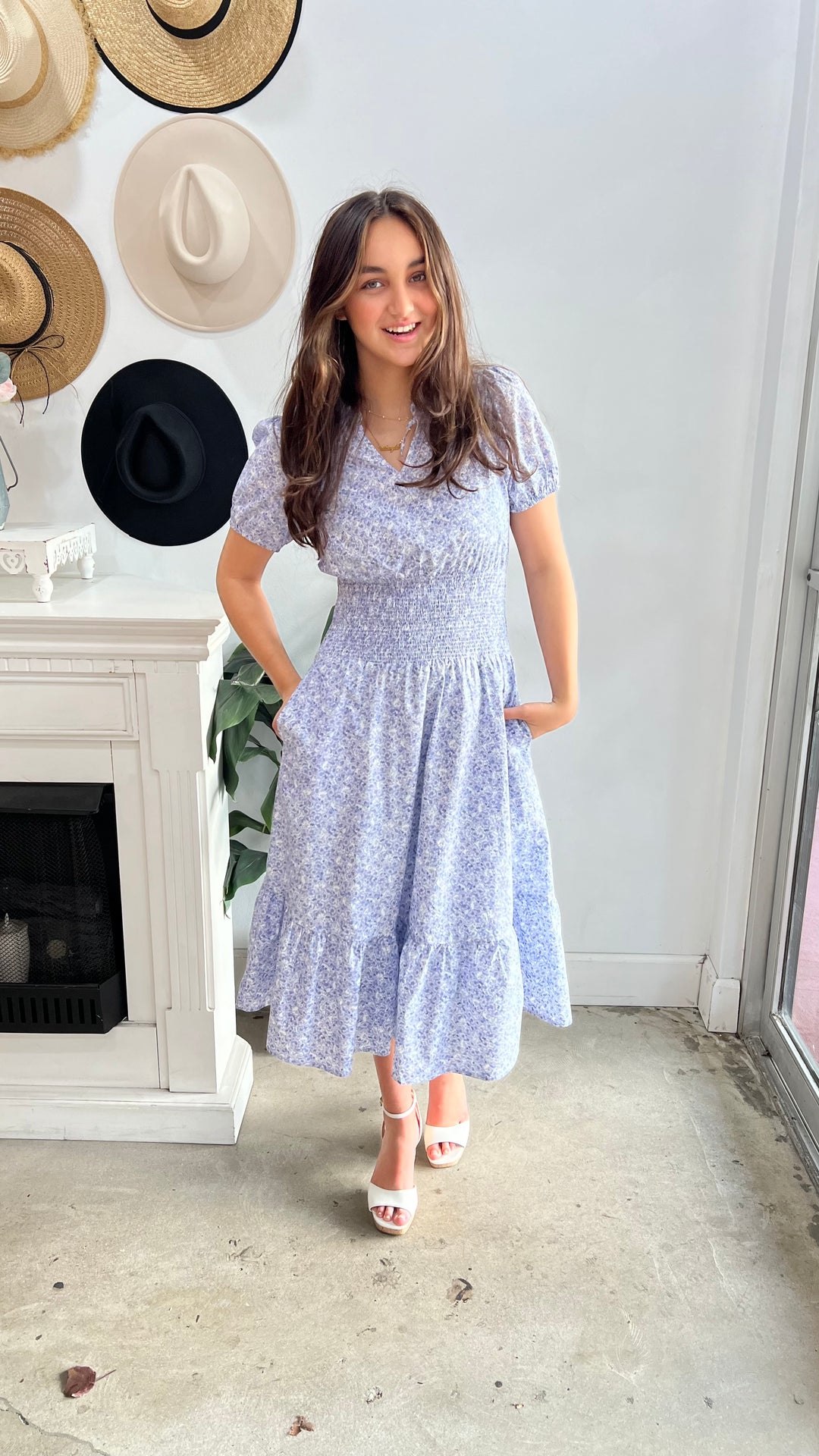 Gina’s Blue Midi