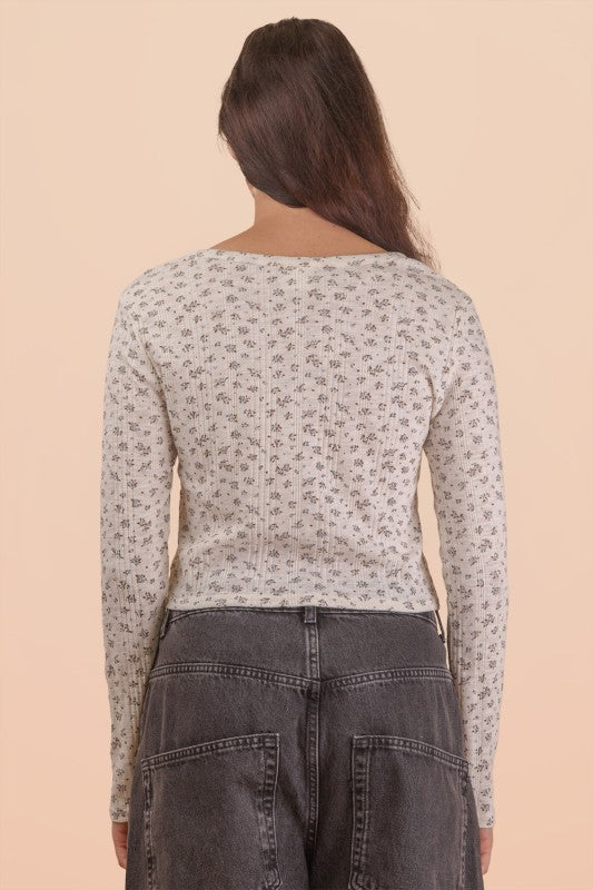 Ditsy Floral Cardigan