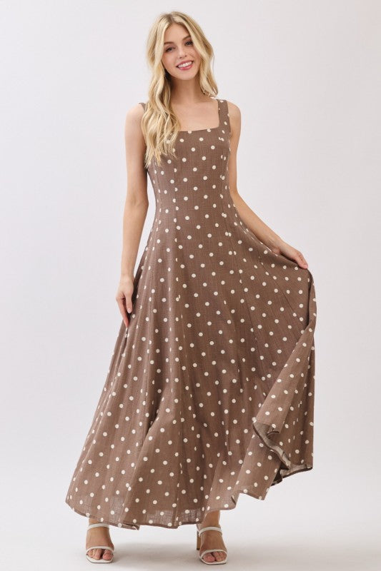 Cocoa Dot Dress
