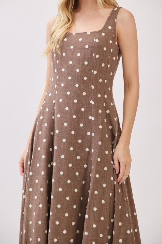 Cocoa Dot Dress
