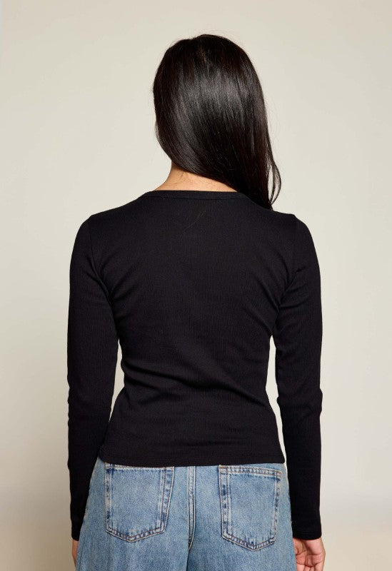 Hannah’s Black Longsleeve Top