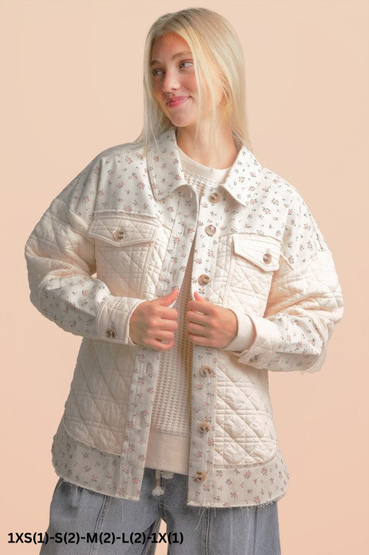 Floral Quilted Jacket