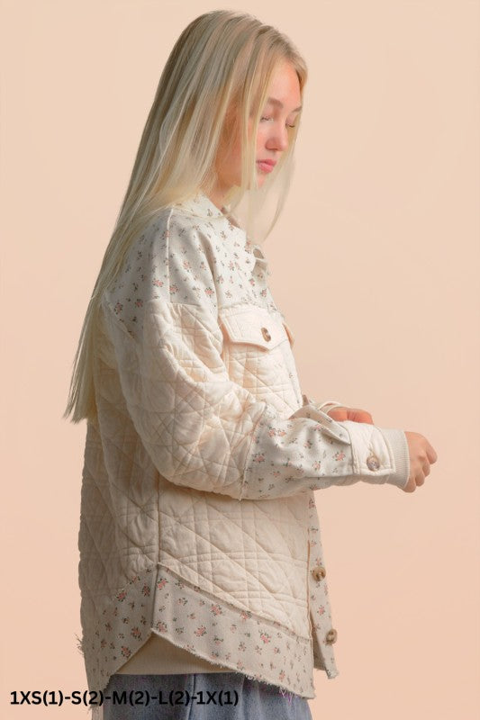 Floral Quilted Jacket