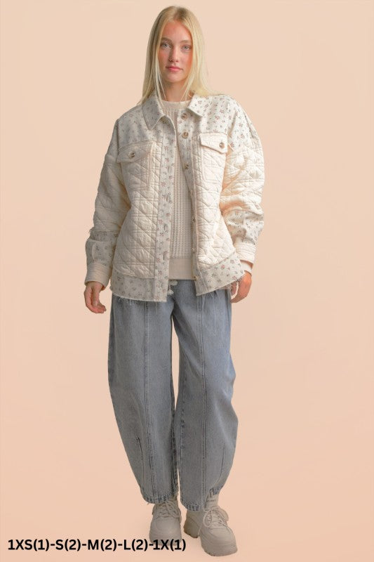 Floral Quilted Jacket