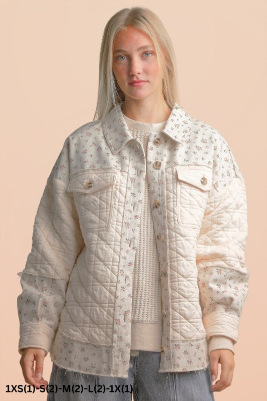 Floral Quilted Jacket
