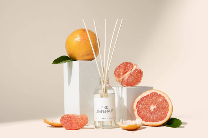 Pink Grapefruit Reed Diffuser - Home Decor and Gifts