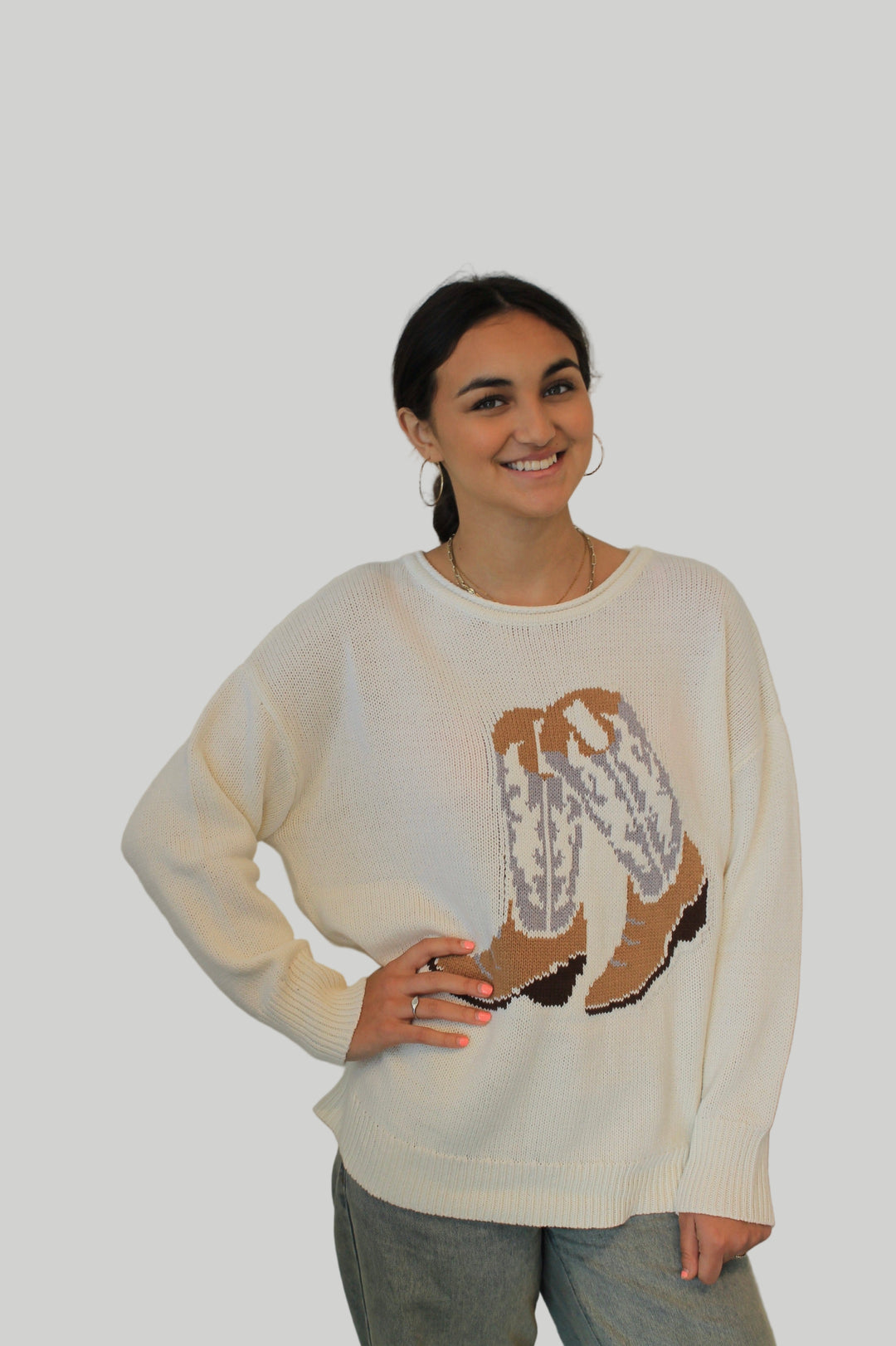 Cowboy Boots Sweater
