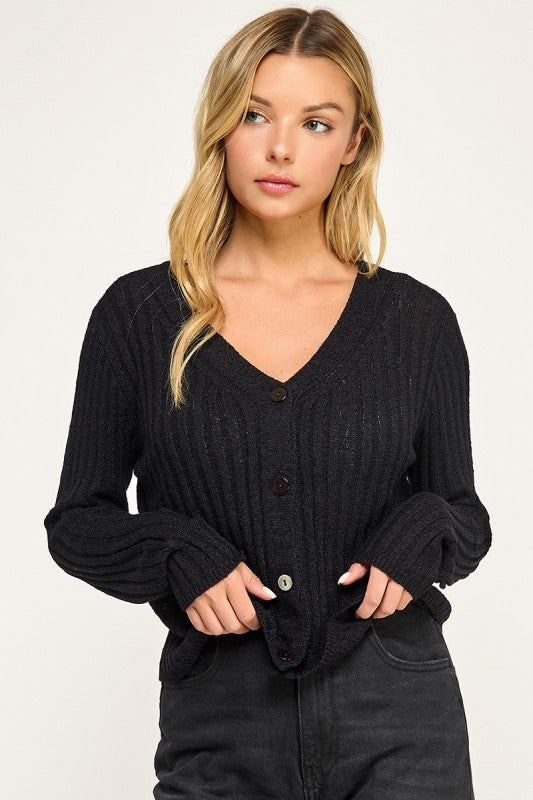 Must Have Button Cardigan