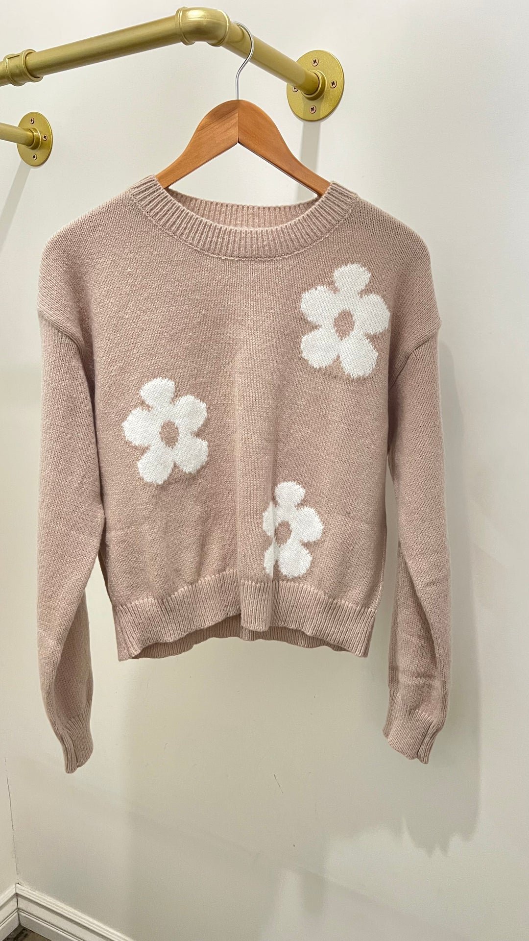 Daisy Knit Sweater