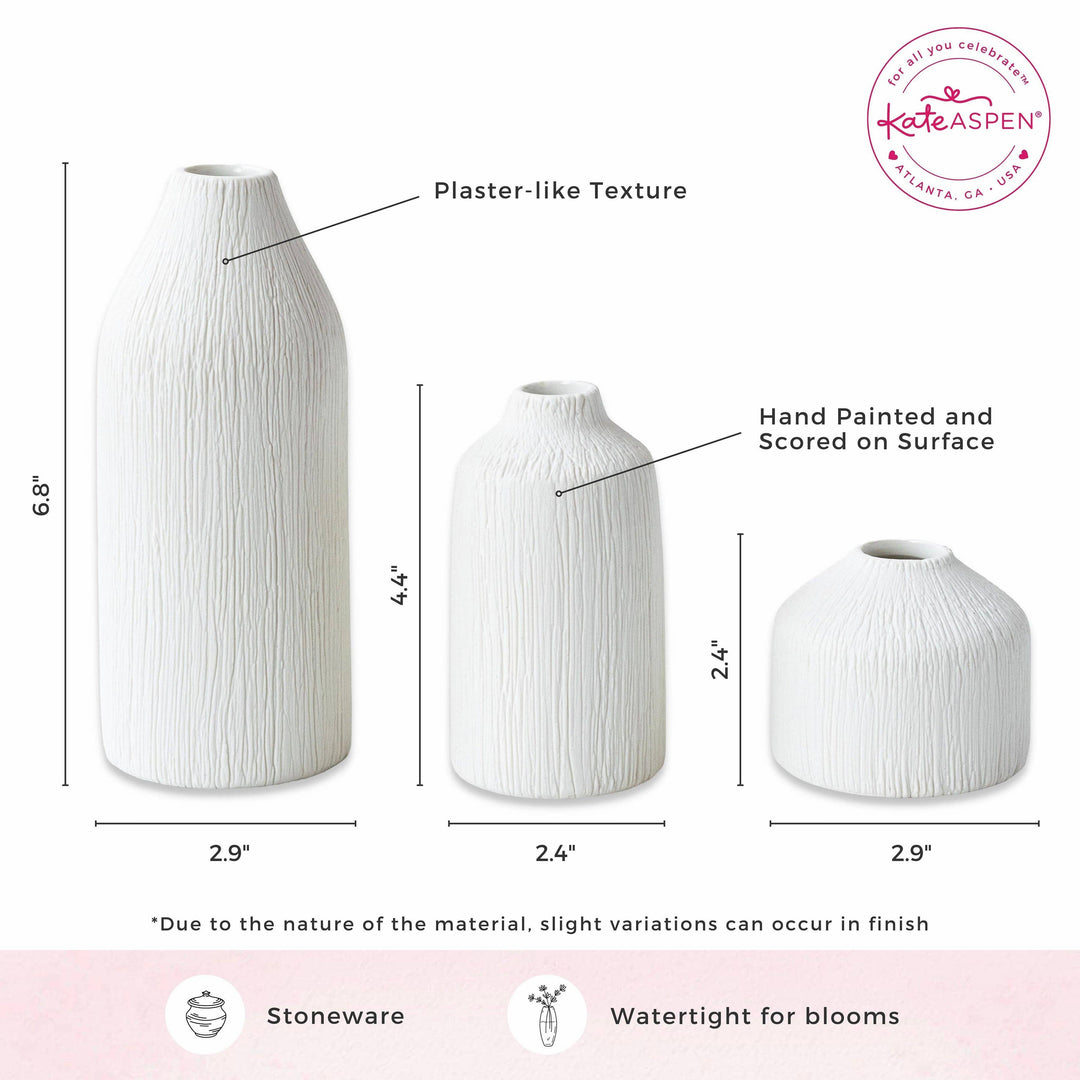 Boho White Vase