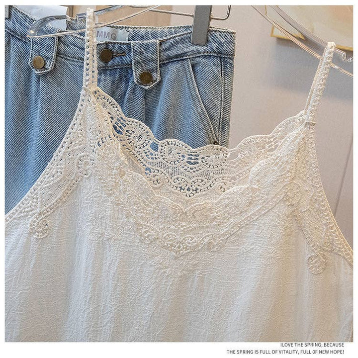 Vintage Embroidered Lace Camisole