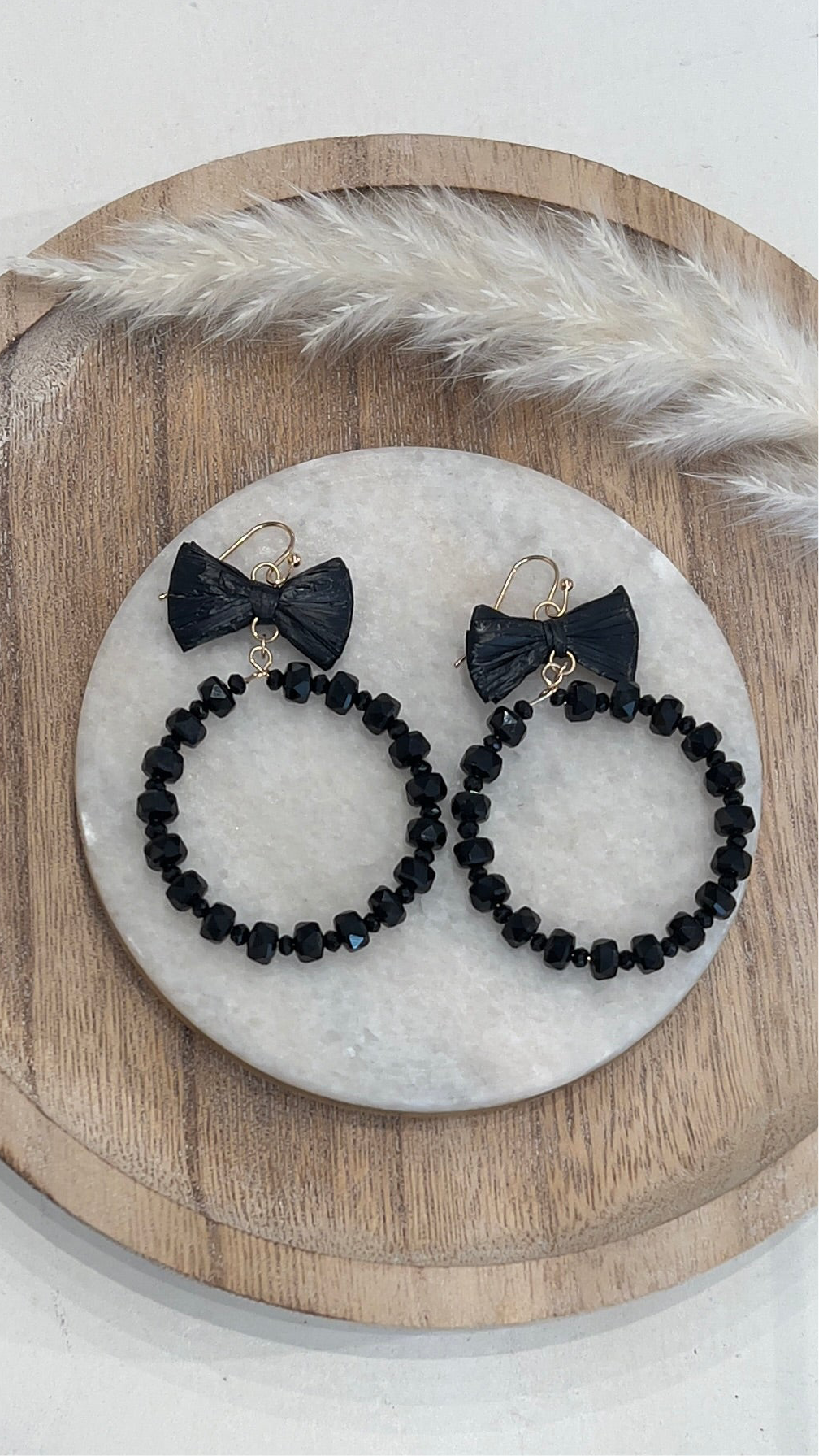 Bow Bead Earrings
