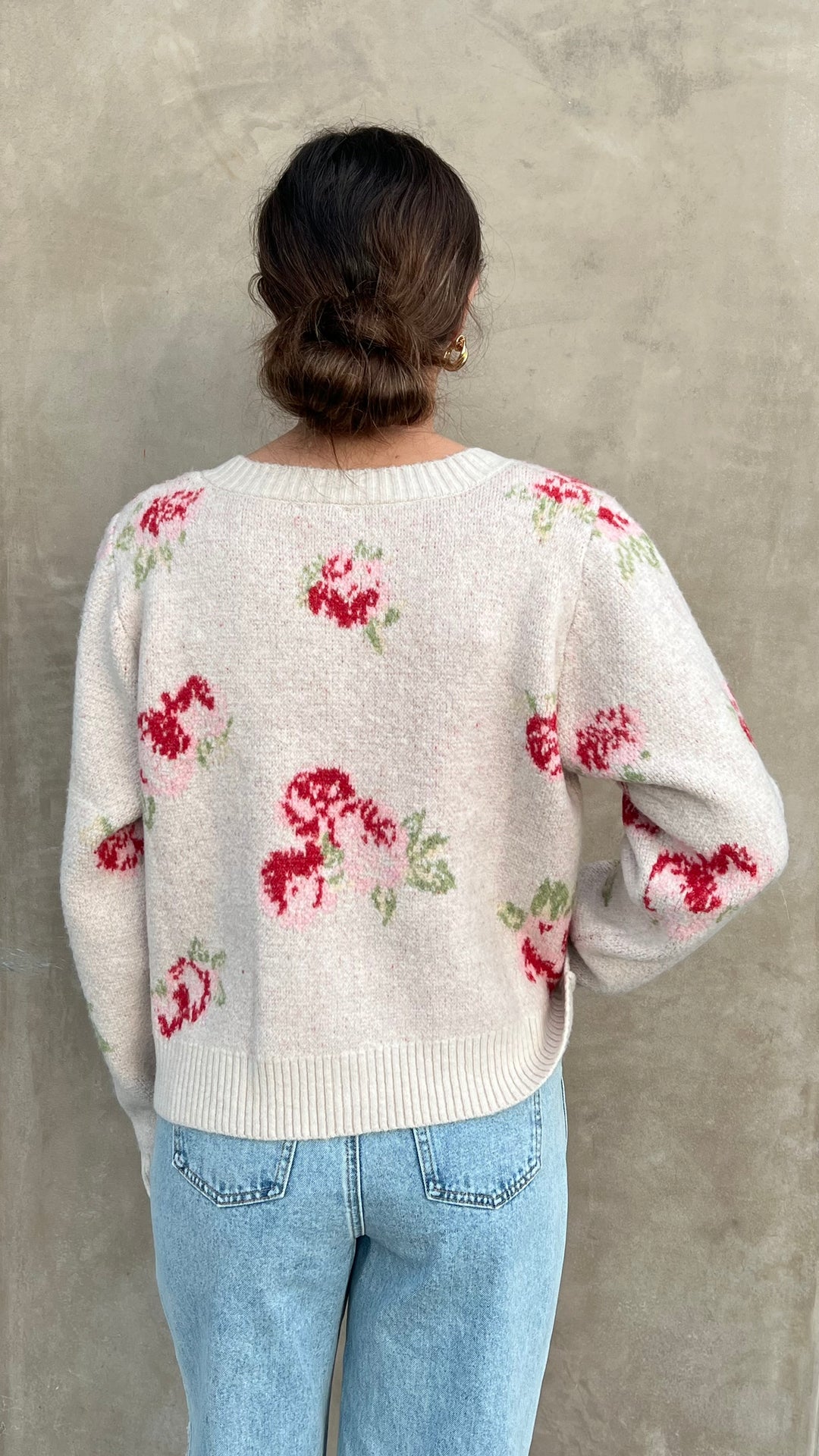 Cozy Rose Cardigan