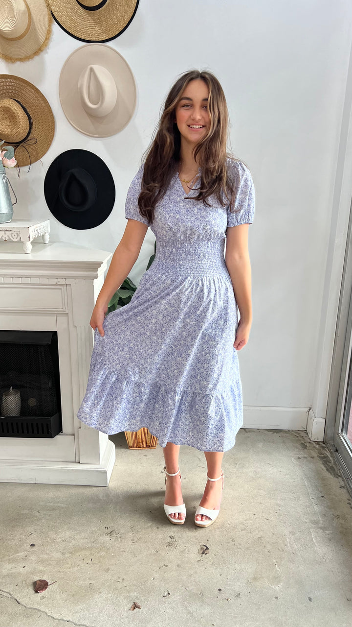 Gina’s Blue Midi