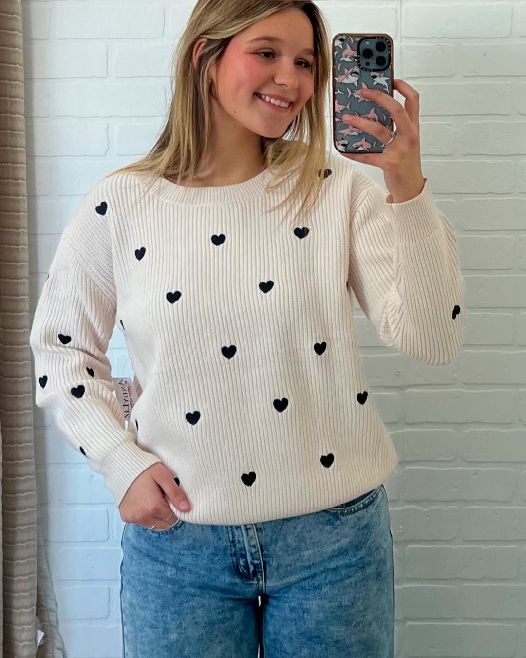 Heart Knit Sweater