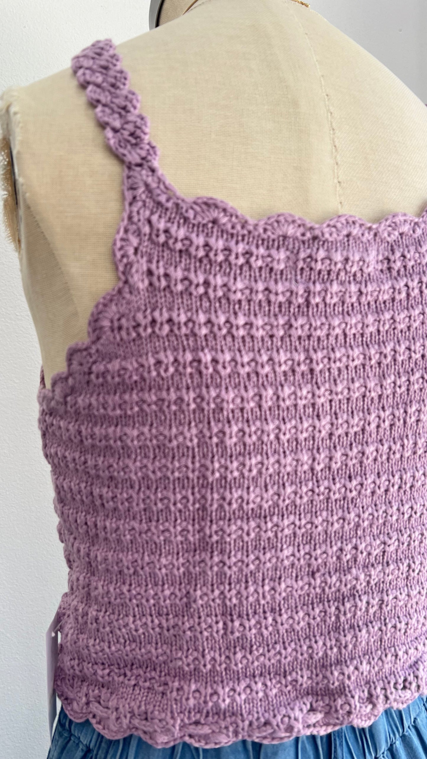 Darling Lavender Knit