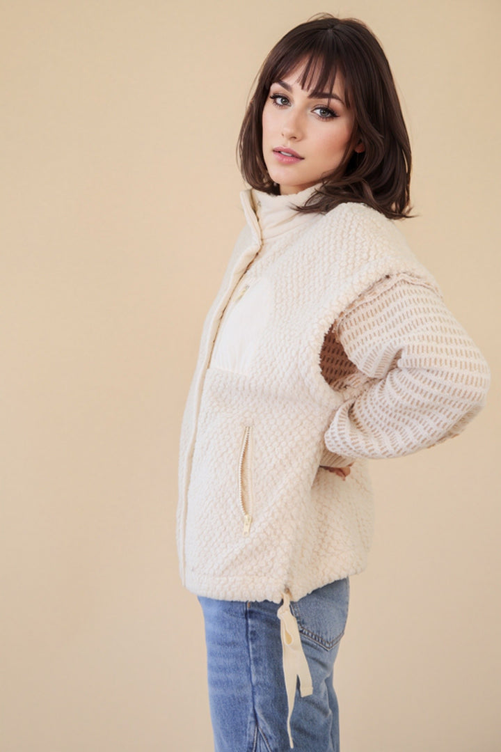 Ivory Haven Textured Vest