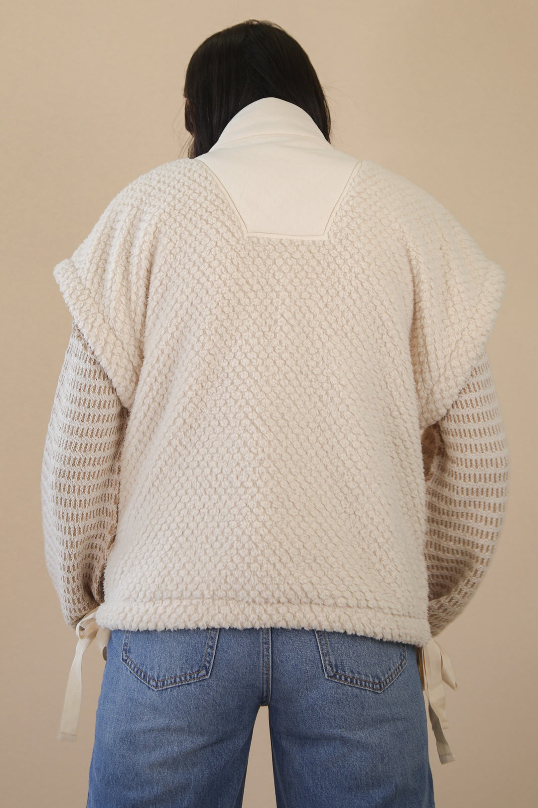 Ivory Haven Textured Vest