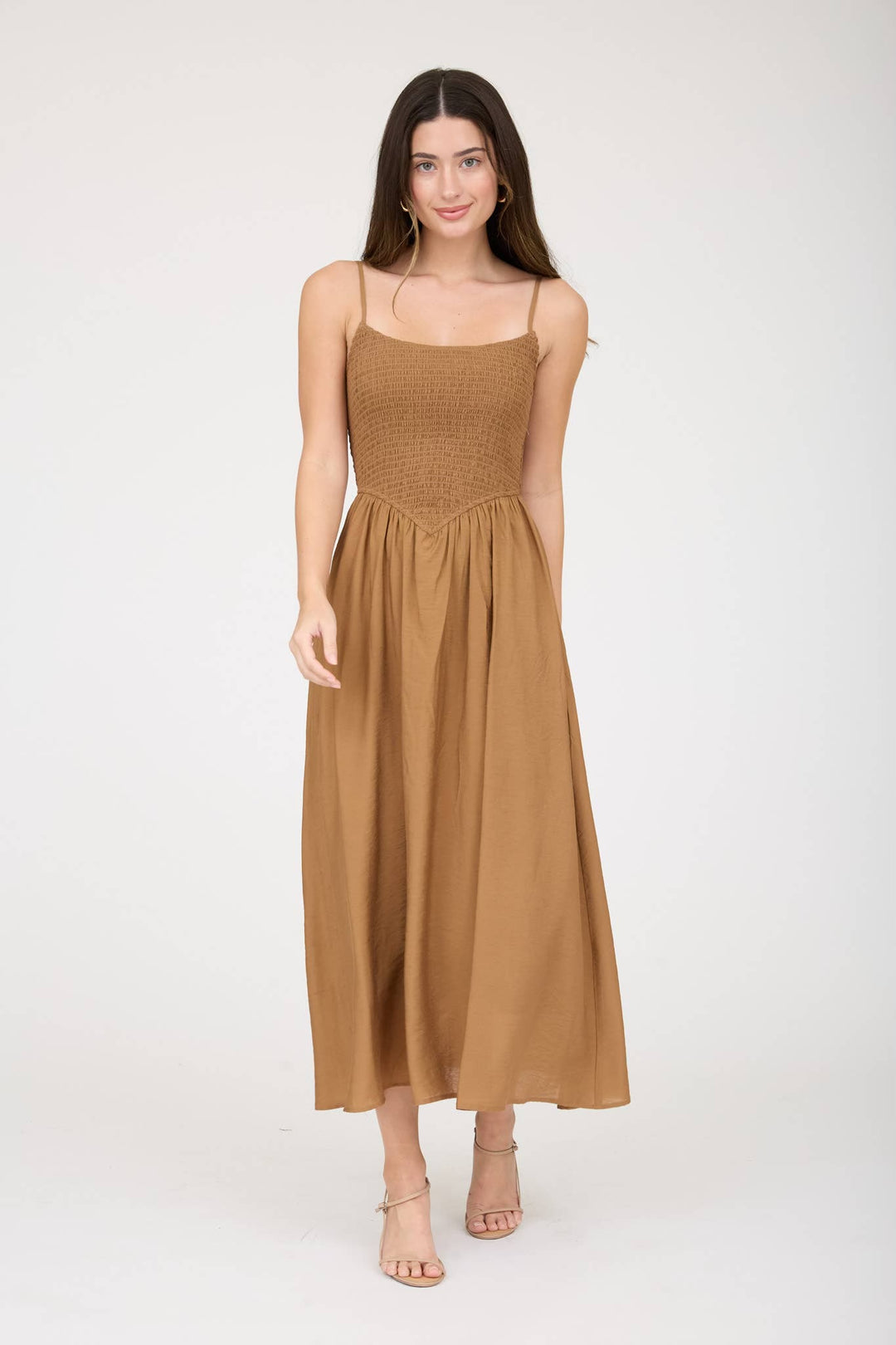 Coco Smocked Midi Dress