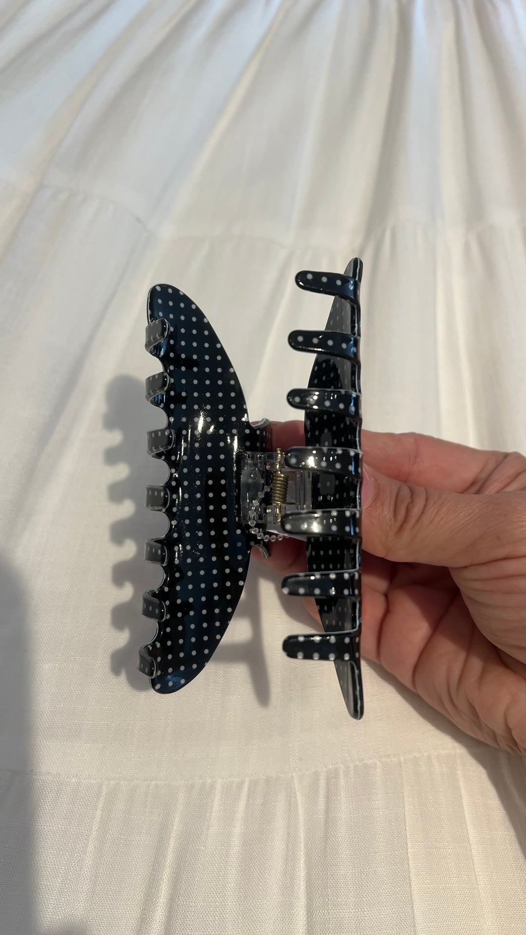 Polka Dot Claw Clip