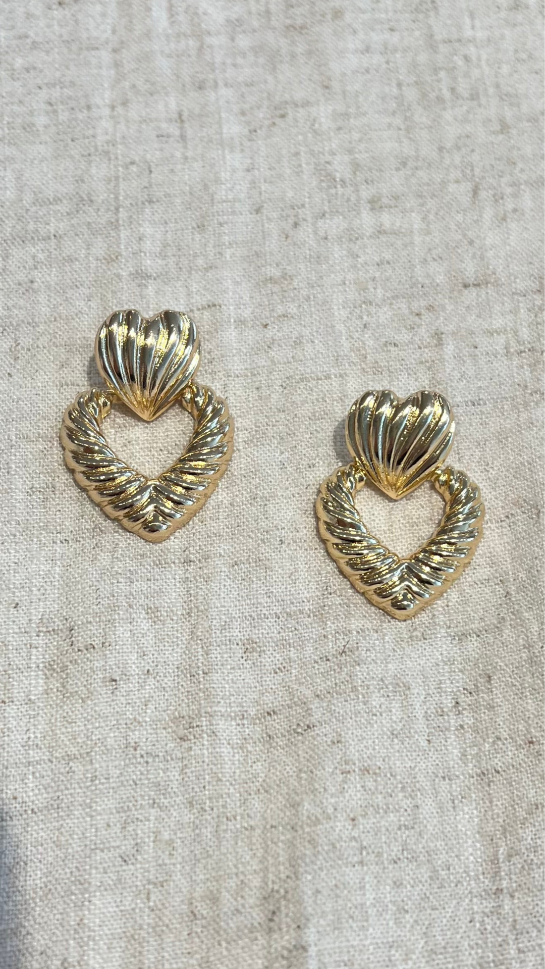 Heart Shell Earrings