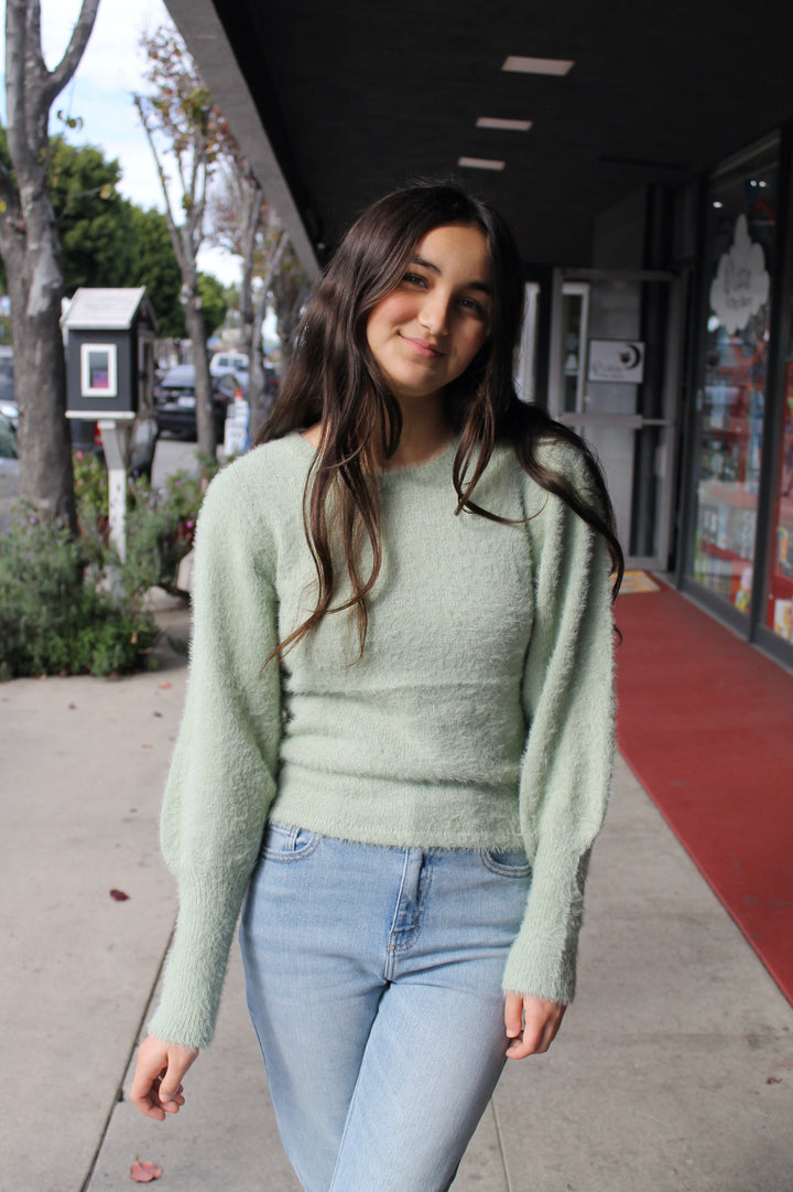 Soft mint sweater