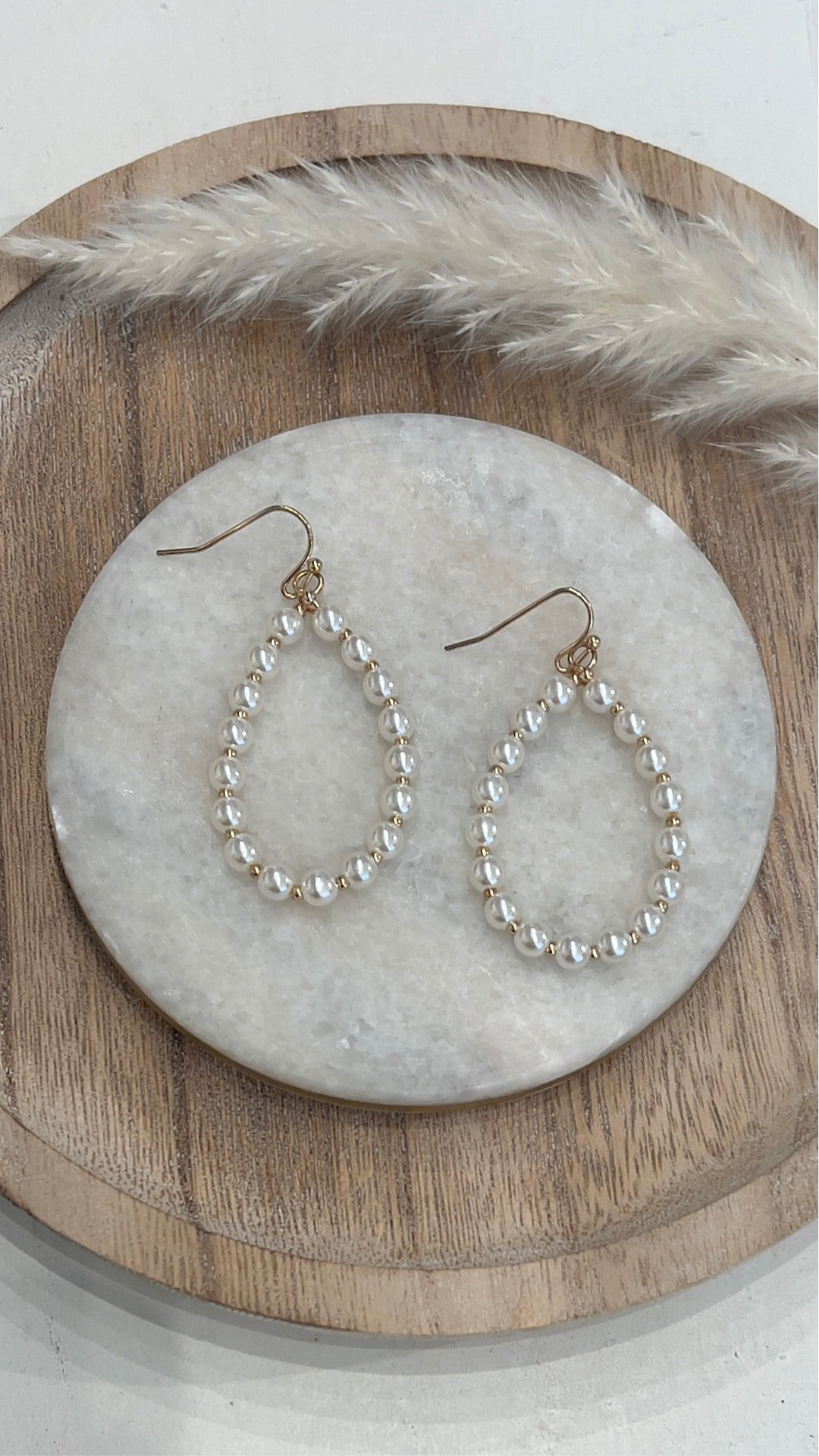 Pearl Teardrop Earrings