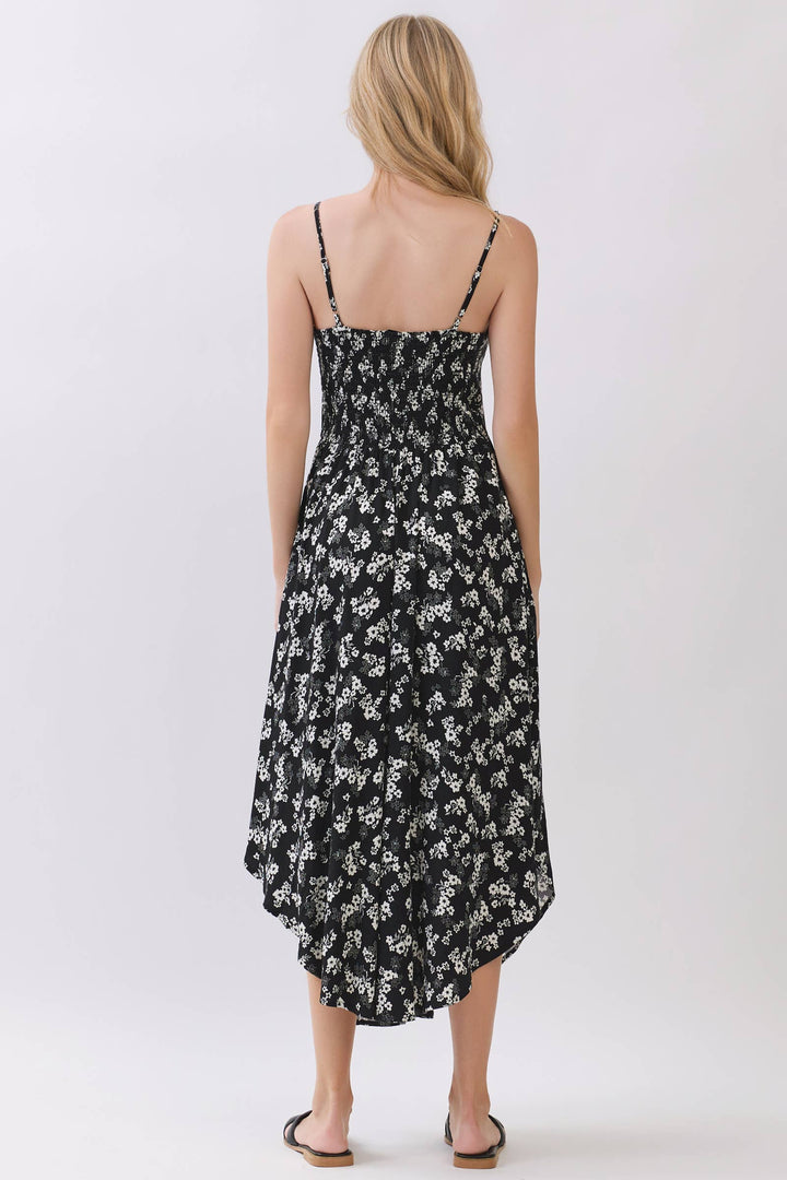 Melanie’s Black Floral Dress